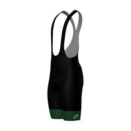 SANTINI kratke hlače s tregerima - TOUR DE FRANCE - BIB SHORTS - crna