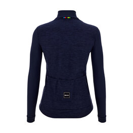 SANTINI dres dugih rukava zimski - UCI OFFICIAL W - plava