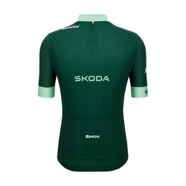 SANTINI dres kratkih rukava - TOUR DE FRANCE - GREEN JERSEY - zelena