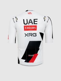 PISSEI dres kratkih rukava - UAE TEAM EMIRATES - XRG 2026 REPLICA - bijela/crna/crvena