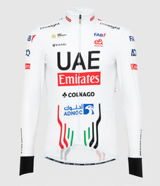 PISSEI dres dugih rukava zimski - UAE TEAM EMIRATES 2024 - bijela
