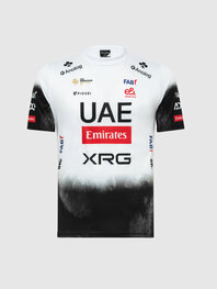 PISSEI majica kratkih rukava - UAE TEAM EMIRATES 2025  - bijela/crna