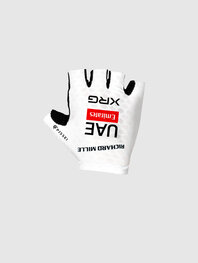 PISSEI rukavice s kratkim prstima - UAE TEAM EMIRATES XRG 2025 - bijela/crna