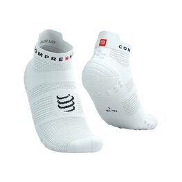 COMPRESSPORT čarape do gležnja - PRO RACING SOCKS V4.0 RUN - bijela