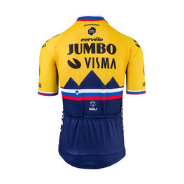 AGU dres kratkih rukava - JUMBO-VISMA 2021 - plava/žuta