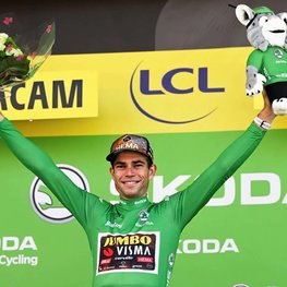 AGU rukavice s kratkim prstima - JUMBO-VISMA 2022 - zelena