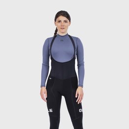 ALÉ duge hlače s tregerima - FUTURE WARM LADY - crna