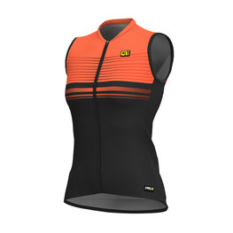 ALÉ dres bez rukava - SLIDE LADY  - crna/narančasta