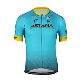 GIORDANA dres kratkih rukava - ASTANA 2019 VERO PRO - tirkizna