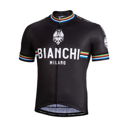 BIANCHI MILANO dres kratkih rukava - NEW PRIDE - bijela/crna