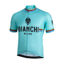 BIANCHI MILANO dres kratkih rukava - NEW PRIDE - crna/zelena