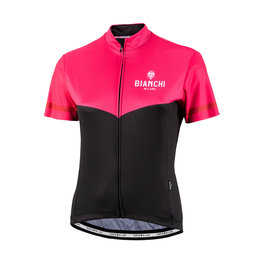 BIANCHI MILANO dres kratkih rukava - GINOSA LADY - crna/ružičasta