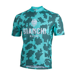 BIANCHI MILANO dres kratkih rukava - PRIOLO MTB - plava
