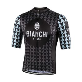 BIANCHI MILANO dres kratkih rukava - MASSARI - crna/svjetloplava