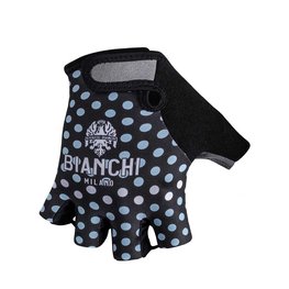 BIANCHI MILANO rukavice s kratkim prstima - ENAS - svjetloplava/crna