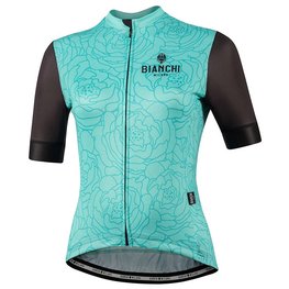 BIANCHI MILANO dres kratkih rukava - SOSIO LADY - zelena/crna