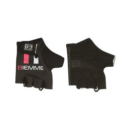 rukavice s kratkim prstima - STRAPS - ružičasta/crna/bijela