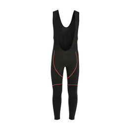 duge hlače s tregerima - FLEX WINTER - crvena/crna