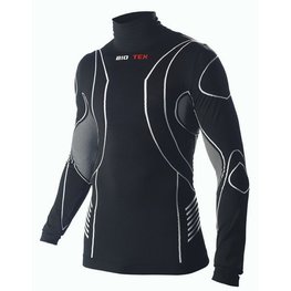 BIOTEX majica dugih rukava - TURTLENECK - crna