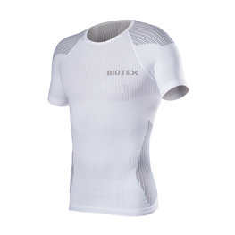 BIOTEX majica kratkih rukava - BIOFLEX RAGLAN - bijela/siva