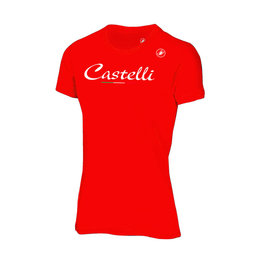 CASTELLI majica kratkih rukava - CLASSIC W - crvena