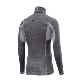 CASTELLI majica dugih rukava - FLANDERS WARM NECK - siva