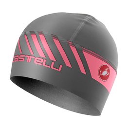 CASTELLI kapa - ARRIVO 3 THERMO - siva/ružičasta