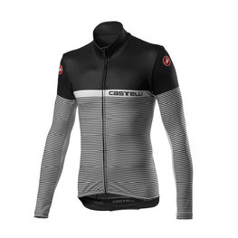 CASTELLI dres dugih rukava zimski - MARINAIO LONG - crna/siva