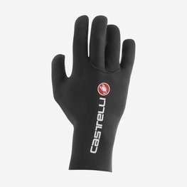 CASTELLI rukavice s dugim prstima - DILUVIO C - crna