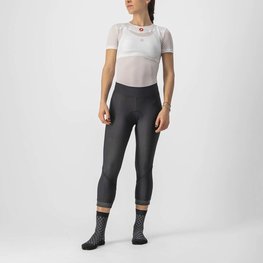 CASTELLI hlače 3/4 bez tregera - VELOCISSIMA THERM W - crna