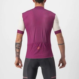 CASTELLI dres kratkih rukava - GIRO D'ITALIA 2024 - bijela/ljubičasta