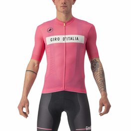 CASTELLI dres kratkih rukava - GIRO D'ITALIA 2024 - ružičasta