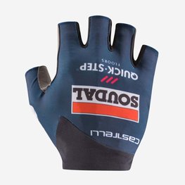 CASTELLI rukavice s kratkim prstima - SOUDAL QUICK-STEP 24 - plava