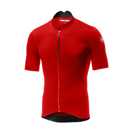 CASTELLI dres kratkih rukava - ESPRESSO - crvena