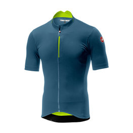 CASTELLI dres kratkih rukava - ESPRESSO - plava