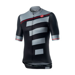 CASTELLI dres kratkih rukava - TROFEO - siva/plava
