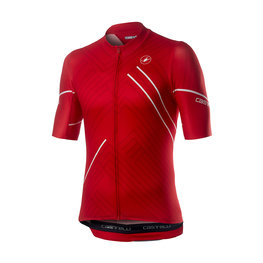 CASTELLI dres kratkih rukava - PASSO - crvena