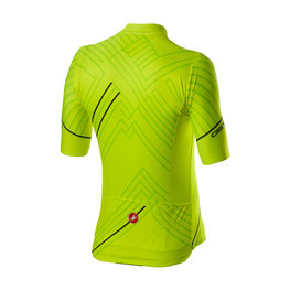 CASTELLI dres kratkih rukava - PASSO - žuta