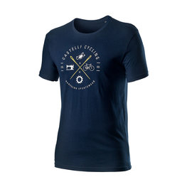 CASTELLI majica kratkih rukava - SARTO - plava