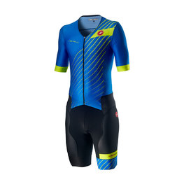 CASTELLI kombinezon - FREE SANREMO 2 - crna/plava