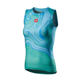 CASTELLI majica bez rukava - PRO MESH W LADY - tirkizna/plava