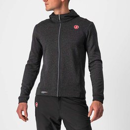 CASTELLI dukserica - MILANO FZ FLEECE - crna