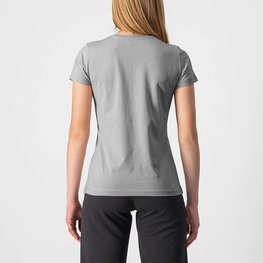 CASTELLI majica kratkih rukava - SPRINTER W TEE LADY - siva