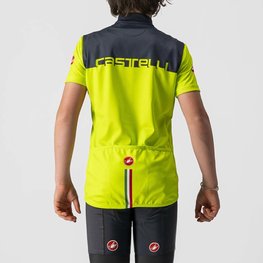 CASTELLI dres kratkih rukava - NEO PROLOGO KIDS - žuta/plava