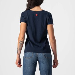 CASTELLI majica kratkih rukava - BELLAGIO TEE LADY - plava