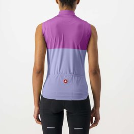 CASTELLI dres bez rukava - VELOCISSIMA LADY - ljubičasta