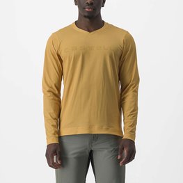 CASTELLI dres dugih rukava ljetni - TRAIL TECH 2 - žuta