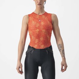 CASTELLI majica bez rukava - PRO MESH 4 W LADY - narančasta