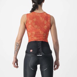 CASTELLI majica bez rukava - PRO MESH 4 W LADY - narančasta