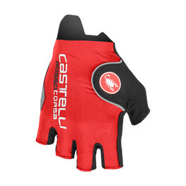 CASTELLI rukavice s kratkim prstima - ROSSO CORSA PRO - crvena